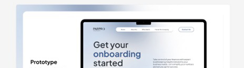 Thumbnail of project showing a design on a laptop
