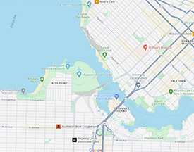 Google maps screenshot - CLICK HERE TO GO TO OUR GOOGLE MAPS LOCATION