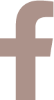 Facebook logo/icon in brown