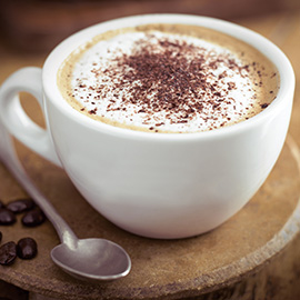 A cappuccino
